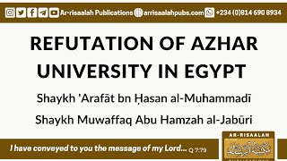 Refutation Of Azhar University [upl. by Arliene]