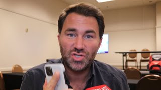 GET OVER IT  EDDIE HEARN FIRES BACK AT LEONARD ELLERBE  GIVES JOSHUA STEP ASIDE UPDATE [upl. by Cramer]