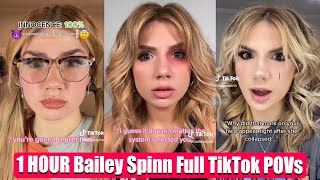 1 HOUR Bailey Spinn Full TikTok POV Series  New Bailey Spinn TikTok POVs in Order [upl. by Hcurob]