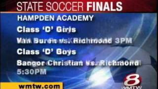 Locations And Times For State Soccer Championships [upl. by Hayman]