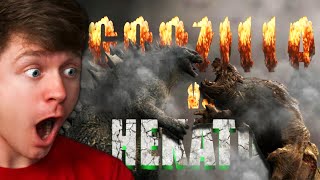 Reacting to GODZILLA vs HEKATON Gmod Animation [upl. by Egamlat186]