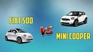 КРАШ ТЕСТ Fiat 500 и Mini Cooper countryman [upl. by Leda]