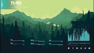 Nelamint  Rainmeter Skin 2019  Review [upl. by Ainoek]