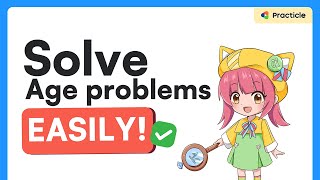 How to solve age problems easily  P5 math Singapore [upl. by Ybanrab993]