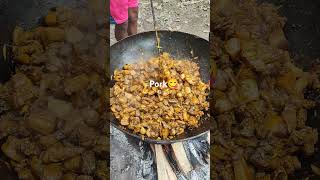 mising traditional pork making  pork misingtribe porkrecipe [upl. by Nyliret222]