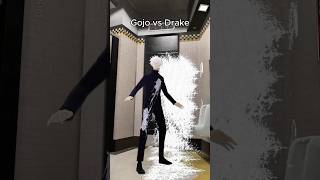 Gojo vs Drake Hollow White 🤣🙏gojo gojosatoru jjk jujutsukaisen drake anime vrchat meme [upl. by Aihsem838]