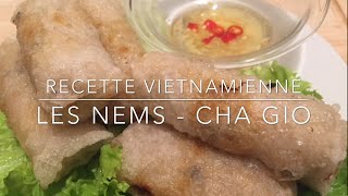 Recette  Les NEMS  CHA GIO  Recette Vietnamienne  HeyLittleJean [upl. by Stormy]