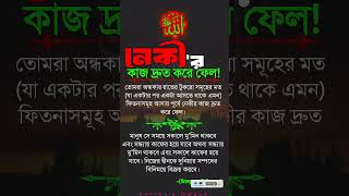 নেকির কাজ দ্রুত করে ফেলুন shorts islamic hadis islamicstatus [upl. by Berlin]