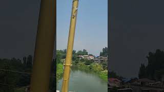 Crossing Jhelum River Bridge Day3 Jammu to Pahalgam Journey View Shri Amarnath Yatra 2024 [upl. by Sokul743]