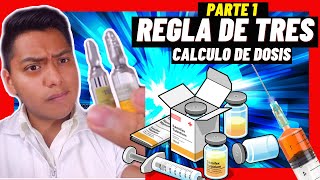 💊CALCULO DE DOSIS DE MEDICAMENTOS Regla de TRES en ENFERMERÍA CURSO 💉FACIL Y RAPIDO Enfermería [upl. by Ogdon]