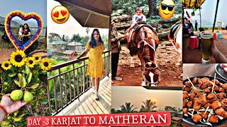 KARJAT TO MATHERAN  MATHERAN HILL STATION VLOG  SHARING MY EXPERIENCE ❤️ [upl. by Gardy]