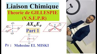 Liaison chimique  théorie de GILLESPIE VSEPR part 1 [upl. by Atnomed25]