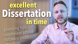 HOW TO WRITE AN EXCELLENT MASTERS THESIS  Dissertation tips that got me a distinction [upl. by Ahsienor]