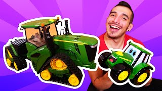 🚜 Buscando a Papá de Tractor Johnny Juguetes y Camiones en ¡Oh se dañó 🚛 [upl. by Reiche750]