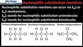 R342 Nucleophilic substitution reactions [upl. by Dirrej441]