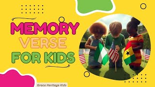 Bible verse for kids  Easy to memorize  Jeremiah 3311b [upl. by Alyda]