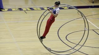 World Championships in Gymwheel 2016 Tony Nelson straight line final 6ht Place [upl. by Atekal64]