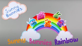 SUNNY BUNNIES RAINBOW  GET BUSY COMPILATION  Making Arts and Crafts for Kids [upl. by Aerbua60]