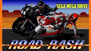 🔴LIVE  Road Rash Sega Mega Drive Classic Racing Game [upl. by Odelia]