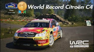 WORLD RECORD🏆Citroën C4 WRC Europe Centrale🇪🇺Prikazy EA WRC [upl. by Nrubyar]