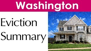 Washington Eviction Laws for Landlords and Tenants [upl. by Standley]