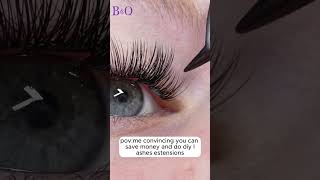 HOW TO APPLY LASHES PROPERLY amp QUICKLY BampQ Lashes [upl. by Divadleahcim]