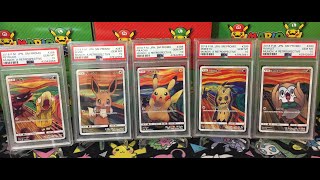 Pokemon Scream Promos PSA 10 Pikachu Mimikyu Eevee Psyduck Rowlet  Yokohama amp Victory Medals [upl. by Halimaj]