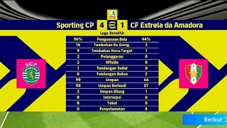 Sporting Lisbon 41 Amadora highlights efootball 2024 [upl. by Eelinej]