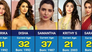 Age of Famous Indian Actress in 2024 [upl. by Sidnarb]