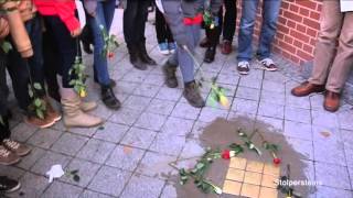 Stolperstein in Magdeburg  Zum Gedenken an die Familie Rosenthal [upl. by Ahsiugal]