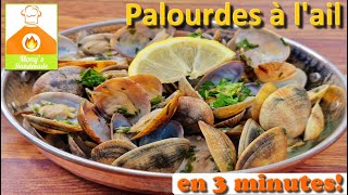 RECETTE DE PALOURDES A LAIL EN 3 MINUTES [upl. by Gilly]