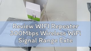 Review WIFI Repeater 300Mbps Wireless WiFi Signal Range Extender Penguat Sinyal 2 Antena STX [upl. by Lladnik]