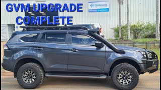 2021 Isuzu MuX LST GVM Upgrade [upl. by Nnylhtak]