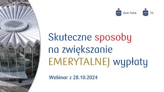 Jak będzie wyglądało Twoje życie na emeryturze  Webinar DDI 25 [upl. by Ellehcor294]