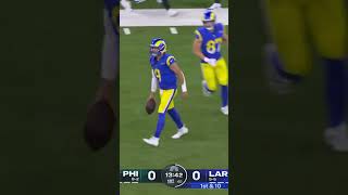 Mathew Stafford with his longest run all season but go birds nfl eagles sports scramble [upl. by Clere]