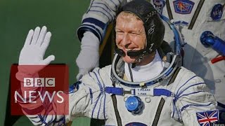 Tim Peake UK astronaut set for space milestone  BBC News [upl. by Yle]