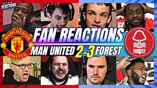 MAN UNITED FANS ANGRY😡REACTION TO MAN UNITED 23 FOREST  2425 PREMIER LEAGUE [upl. by Mihe996]