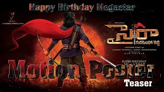 Sye Raa Narasimha Reddy First Look Motion Poster Teaser  Chiranjeevi Birthday Special  TTM [upl. by Dagny877]