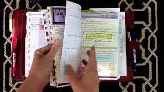 Filofax  DayTimer Franklin Covey Personal Organizer Setup [upl. by Lletnom478]