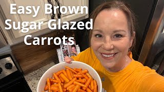 Easy Brown Sugar Glazed Carrots  Copycat recipe from Cracker Barrel  Cooked carrots  Veggie Side [upl. by Tterrag]