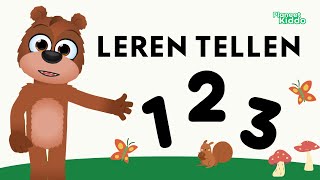 Leren Tellen Van 1 Tot 10  Voor Peuters En Kleuters  Counting From 1 to 10 in Dutch [upl. by Ahtiekal]