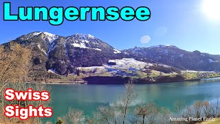 Lungernsee Lungern Lake Switzerland 4K Beautiful Obwalden [upl. by Joyann350]