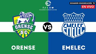 ORENSE VS EMELEC  EN VIVO LIGA PRO 2024  FORMATO RADIO  FECHA 5 [upl. by Mojgan]