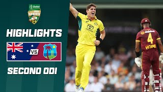 Australia v West Indies 202324  Second ODI [upl. by Morville]