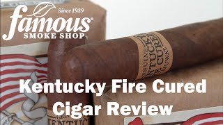 Kentucky Fire Cured Cigars Review  Famous Smoke Shop [upl. by Konopka486]