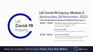 UK Covid19 Inquiry  Module 2 Hearing AM  29 November 2023 [upl. by Conners165]