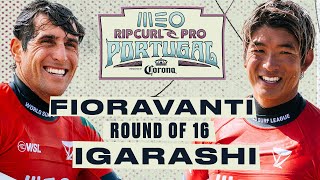 Leonardo Fioravanti vs Kanoa Igarashi  MEO Rip Curl Pro Portugal 2024  Round of 16 [upl. by Trillbee]