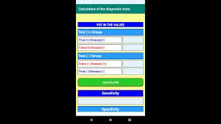 Calculation of the diagnostic tests – Clinical Practice [upl. by Obaza]