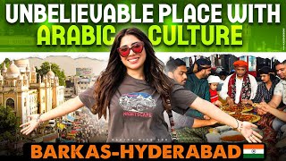 UNBELIEVABLE place with ARABIC culture in barkas Hyderabad India 🇮🇳 🇾🇪 [upl. by Brockie]