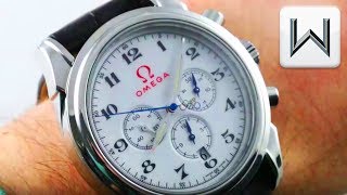 Omega De Ville Chronoscope Olympic Chronograph 48462032 Luxury Watch Review [upl. by Aisylla]